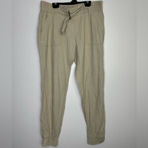 Dynamite linen buckle waist pants